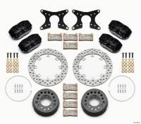 Wilwood 140-12555-D Wilwood Dynapro Lug Mount Dual Rear Dynamic Kit SA Drilled M-W/Lamb Ends 1/2in Studs