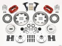 Wilwood 140-12649-R Wilwood Forged Dynalite Front Kit 11.75in Red 41-55 Cadillac