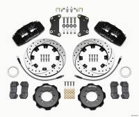 Wilwood 140-12767-D Wilwood Dynapro 6 Front Hat Kit 12.19in Drilled 2012 Fiat 500 w/ Lines