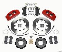 Wilwood 140-12767-R Wilwood Dynapro 6 Front Hat Kit 12.19in Red 2012 Fiat 500 w/ Lines