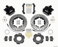 Wilwood 140-12768-D Wilwood Combination Parking Brake Rear Kit 11.00in Drilled 2012 Fiat 500 w/ Lines