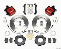 Wilwood 140-12768-R Wilwood Combination Parking Brake Rear Kit 11.00in Red 2012 Fiat 500 w/ Lines