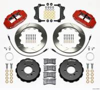 Wilwood 140-12789-R Wilwood Narrow Superlite 6R Front Hat Kit 12.88in Red 06-12 Volkswagen GTI w/ Lines