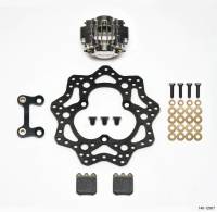 Wilwood 140-12957 Wilwood Dynapro Single LW Left Front Kit - Sprint 11.00in Scalloped Steel Rotor