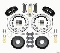 Wilwood 140-13062-D Wilwood Dynapro 6 Front Hat Kit 12.88in Drilled 2002-Up Mini Cooper w/ Lines