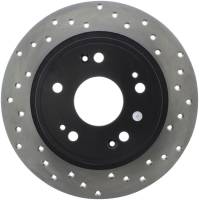 Stoptech 128.40068L StopTech Drilled Sport Brake Rotor