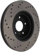 Stoptech 128.42080R StopTech 08-09 Infiniti EX35 / 05-08 G35 / 09 G37 / 06-09 M35/M45 Drilled Right Front Rotor