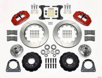 Wilwood 140-13225-R Wilwood Narrow Superlite 6R Front Hub Kit 14.00in Red TCI-IFS 71-78 (Pinto Based)