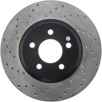 Stoptech 128.61086R StopTech Power Slot 05-10 Mustang GT V8-4.6L Front Right Drilled Rotor