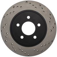 Stoptech 128.61087R StopTech 05-10 Ford Mustang V6/4.0L / GT V8/4.6L Cross Drilled Right Rear Rotor