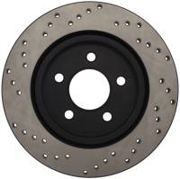 Stoptech - Stoptech 128.61087R StopTech 05-10 Ford Mustang V6/4.0L / GT V8/4.6L Cross Drilled Right Rear Rotor - Image 4