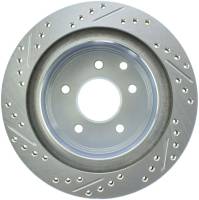 Stoptech - Stoptech 227.42077L StopTech Select Sport Nissan Slotted and Drilled Left Rear Rotor - Image 3