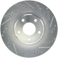 Stoptech 227.42080L StopTech Select Sport Select Sport Nissan Slotted and Drilled Left Front Rotor