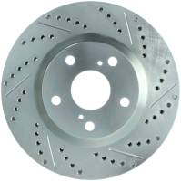 Stoptech 227.44146L StopTech Select Sport 11-16 Toyota Avalon/ 11-17 Camry SportStop Slotted & Drilled Left Front Rotor