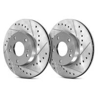 Stoptech 227.66057R StopTech Select Sport 07-11 GM Silverado 1500 Slotted and Drilled Right Front Rotor