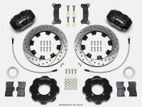 Wilwood 140-14233-D Wilwood Forged Dynalite Front Hat Kit 12.19in Drilled 2016-Up Mazda MX5 Miata w/ Lines
