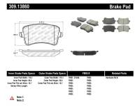Stoptech 309.13860 StopTech Performance Brake Pads