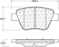 Stoptech - Stoptech 309.14560 StopTech Performance Volkswagen Rear Brake Pads - Image 4