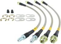 Stoptech 950.46509 StopTech 08-10 Mitsubishi Lancer Ralliart Stainless Steel Rear Brake Lines