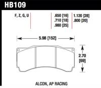 Hawk Performance - Hawk Performance kHB109F.710 Hawk HPS Street Brake Pads - Image 4