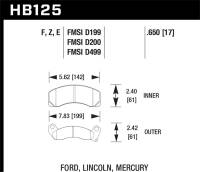 Hawk Performance - Hawk Performance kHB125F.650 Hawk HPS Street Brake Pads - Image 4