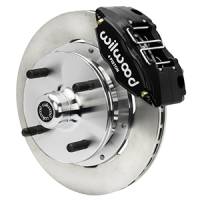 Wilwood 140-17473 Wilwood 70-72 Porsche 914 Front Powerlite Brake Kit Plain Face - Black