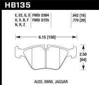 Hawk Performance kHB135D.760 Hawk 89-90 Audi 100 Quattro 2.2L Base 1 Piston Caliper Front ER-1 Brake Pads