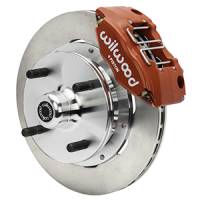 Wilwood 140-17474-R Wilwood 73-76 Porsche 914 Front Powerlite Brake Kit Plain Face - Red