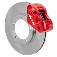 Wilwood 140-17652-R Wilwood 69-74 Porsche 911 D31 11.10in. Front Brake Kit w/ Flex Lines - Red