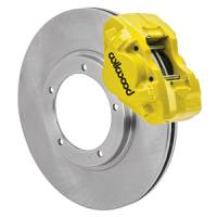 Wilwood 140-17652-Y Wilwood 69-74 Porsche 911 D31 11.10in. Front Brake Kit w/ Flex Lines - Yellow