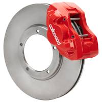Wilwood 140-17653-R Wilwood 75-83 Porsche 911 D45 11.10in. Front Brake Kit w/ Flex Lines - Red