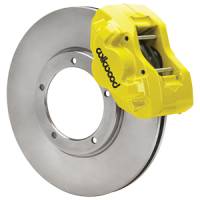Wilwood 140-17654-Y Wilwood 84-89 Porsche 911 D45 11.10in. Front Brake Kit w/ Flex Lines - Yellow