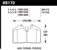 Hawk Performance - Hawk Performance kHB170N.650 Hawk HP+ Street Brake Pads - Image 4