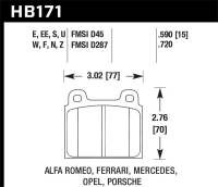 Hawk Performance - Hawk Performance kHB171F.590 Hawk HPS Street Brake Pads - Image 4