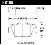 Hawk Performance - Hawk Performance kHB185N.590 Hawk HP+ Street Brake Pads - Image 3