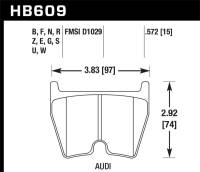 Hawk Performance - Hawk Performance kHB609F.572 Hawk HPS Street Brake Pads - Image 3
