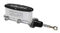 Wilwood 260-12900-P Wilwood High Volume Tandem M/C - 7/8in Bore Ball Burnished-W/Pushrod - Early Mustang