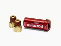 Wilwood 260-13784 Wilwood Residual Pressure Valve - New Style w/ Fittings - 10# / Red