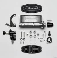 Wilwood 261-13269 Wilwood HV Tandem M/C Kit w L/H Bracket & Prop Valve - 1in Bore