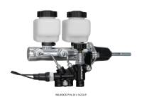 Wilwood 261-14250-P Wilwood Tandem Remote M/C Kit w L/H Bracket & Prop Valve - 15/16in Bore Ball Burnished-W/Pushrod