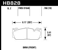 Hawk Performance kHB828D.760 Hawk Performance ER-1 Motorsport Brake Pads