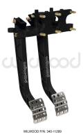Wilwood 340-11299 Wilwood Adjustable Dual Pedal - Brake / Clutch - Rev. Swing Mount - 6.25:1