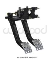 Wilwood 340-13835 Wilwood Adjustable Dual Pedal - Brake / Clutch - Rev. Swing Mount - 5.1:1