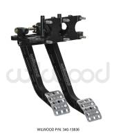 Wilwood 340-13836 Wilwood Adjustable Dual Pedal - Brake / Clutch - Rev. Swing Mount -6.25:1 Brake 5.1:1 Clutch