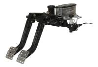 Wilwood 340-14360 Wilwood Adjustable-Tandem Dual Pedal - Brake / Clutch - Fwd. Swing Mount - 6.25:1 - Black E-Coat
