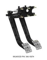 Wilwood 340-15074 Wilwood Adjustable-Trubar Dual Pedal - Brake / Clutch - Rev. Swing Mount - 6.25:1