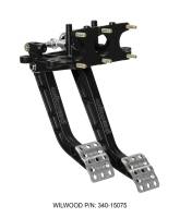 Wilwood 340-15075 Wilwood Adjustable-Trubar Dual Pedal - Brake / Clutch - Rev. Swing Mount -6.25:1 Brake 5.1:1 Clutch
