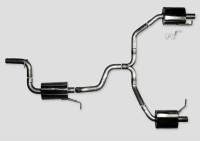 AWE Tuning 3010-32018 AWE Tuning VW CC Touring Edition Exhaust Dual Outlet - Chrome Silver Tips