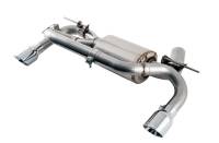 AWE Tuning 3010-32024 AWE Tuning BMW F3X 335i/435i Touring Edition Axle-Back Exhaust - Chrome Silver Tips (90mm)