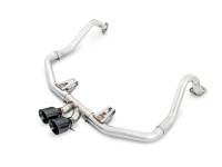 AWE Tuning 3010-33048 AWE Tuning Porsche 718 Boxster / Cayman Track Edition Exhaust - Diamond Black Tips